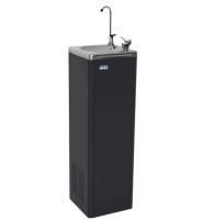 Aqua Wise M Series 10L/h chilled drinking fountain with non-filtered glass filler and bubbler for offices, schools and commercial facilities.