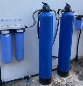 Ultimate Whole House Water Filter System with Twin Big Blue Filters, Carbon Tank and Fluoride Reduction Media